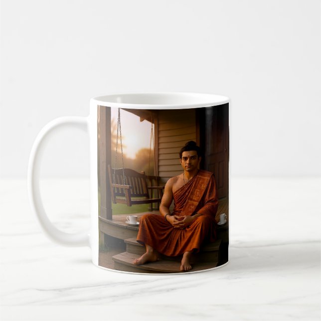 Quiet Time With Buddha Mug (Gauche)