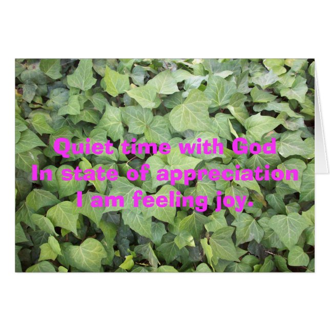 Quiet Time With God (Front Horizontal)