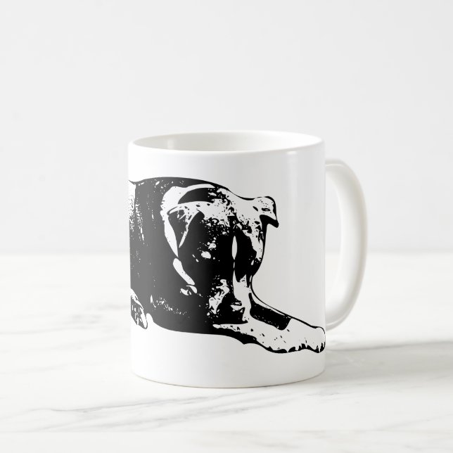 Quiet Watch Dog Mug (Front Right)