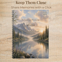 Quiet Waters Memorial Journal with QR Code