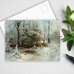 Quiet Winter Afternoon by William Baker, Fine Art Postcard<br><div class="desc">Quiet Winter Afternoon is a painting by William Bliss Baker -American, 1859 – 1886
Customize it with your own details. For further customization, please click the "Personalize” link and using Zazzle's advanced design tools, you can create a one-of-a-kind gift.</div>