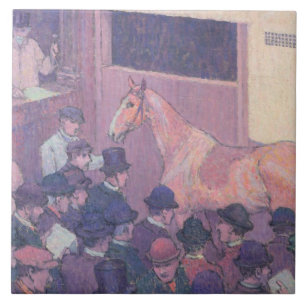 Quiet with all Road Nuisances, c.1912 (oil on canv Tile