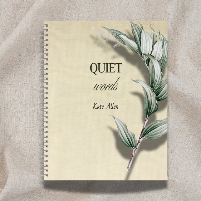 'Quiet Words' Retirement Gift Notebook  (Creator Uploaded)