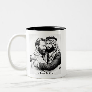 Qu'Il Y Ait La Paix Mug Juive Arabe De Paix
