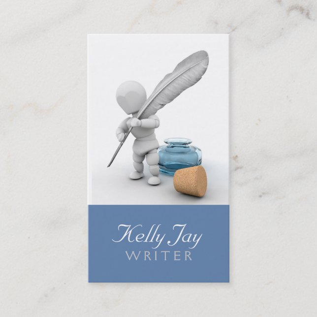 Quill and Ink Business Card (Front)