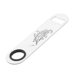Quill Pen Bottle Opener Bar Key