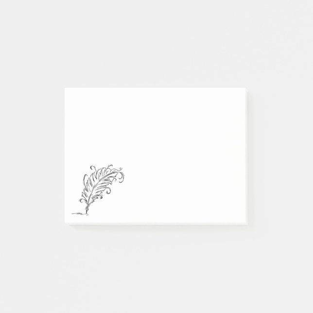 Quill Pen Post-It Notes (Front)