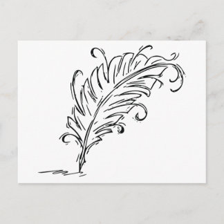 Quill Pen Postcard