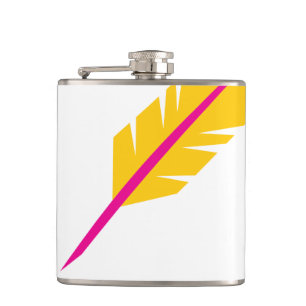 Quill Vinyl Wrapped Flask