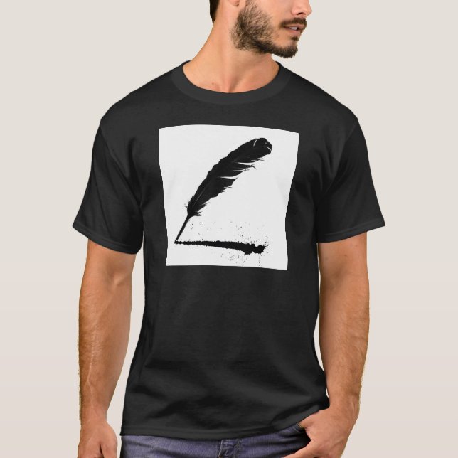 Quill with Ink T-Shirt (Front)