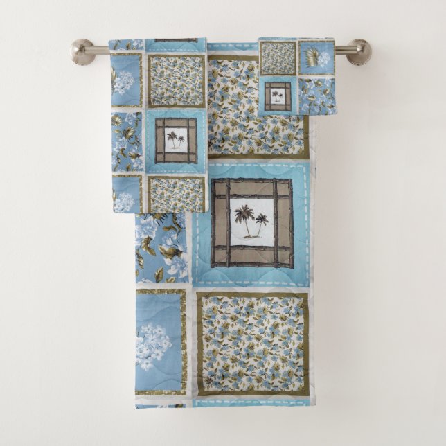 Quilt Bath Towel Set (Insitu)