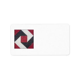 Quilt Block Address Label