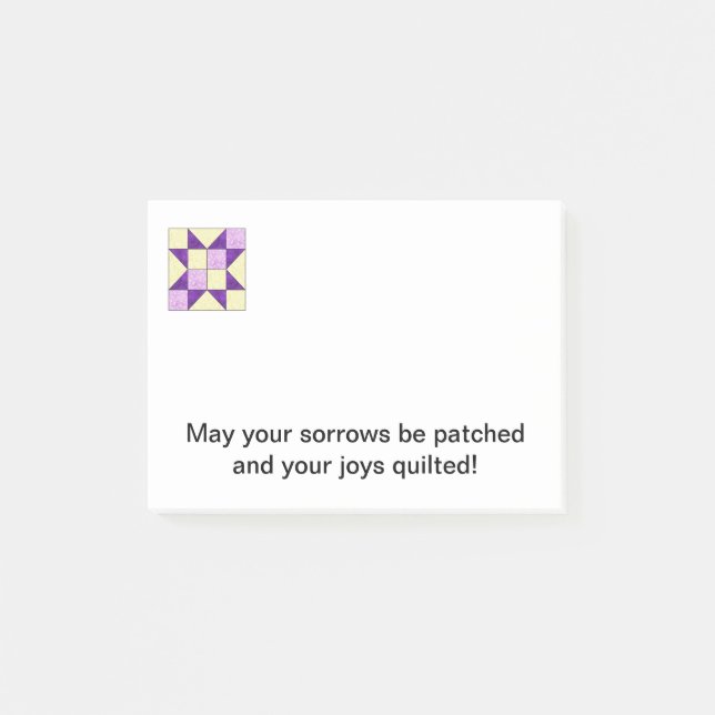 Quilt Block Note B (Front)