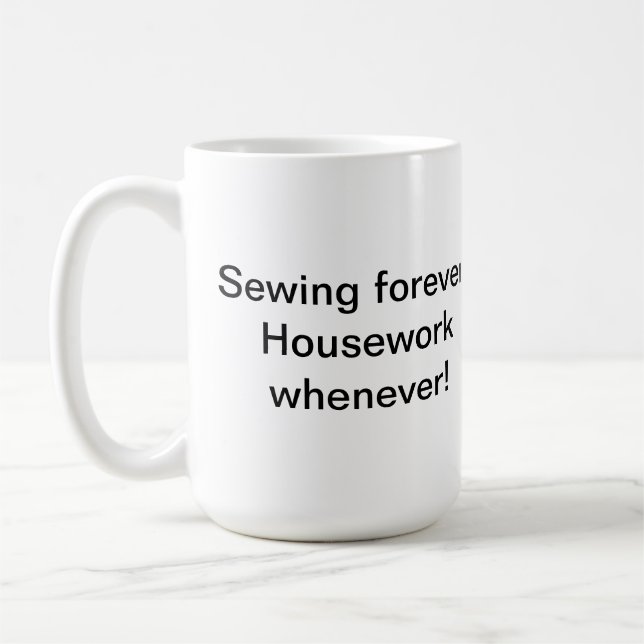 Quilt Block Quote Mug (Left)