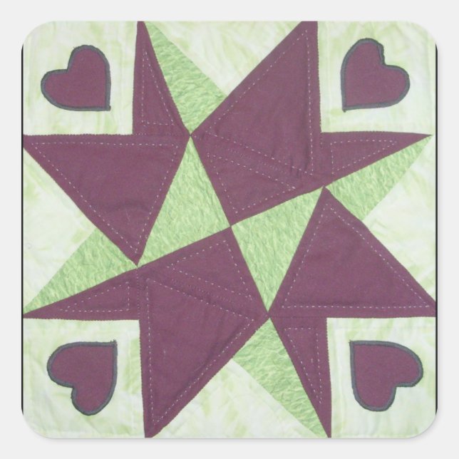 Quilt Block Stickers (Front)