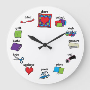 Quilt Clock