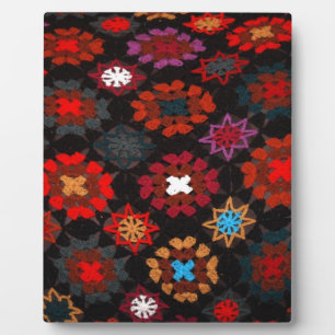 Quilt Crochet Plaque