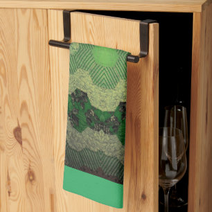 Quilt Green Kitchen Towel