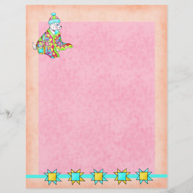 Quilt Lover Letterhead Customizable (Front)