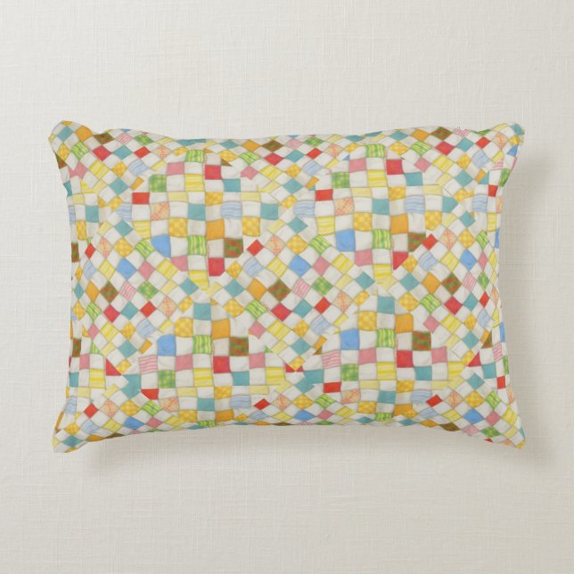 QUILT MOSAIC Accent Pillow (Front)