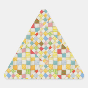 QUILT MOSAIC Triangle Stickers