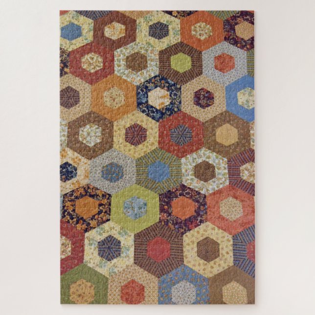 Quilt Pattern Love Quilting Sewing Jigsaw Puzzle (Vertical)