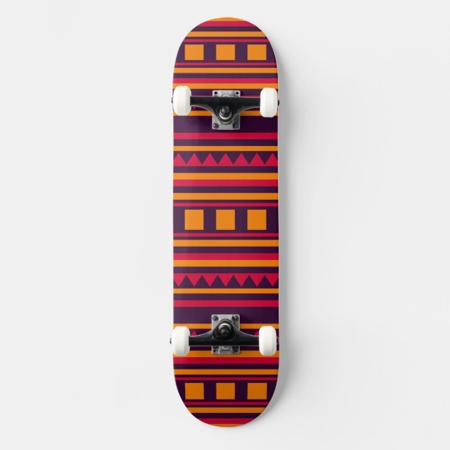 Quilt pattern skateboard (Front)
