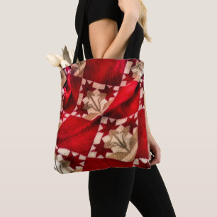 Quilt Pattern Tote Bag