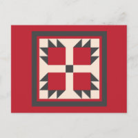 Quilt Postcard - Bearcat Block