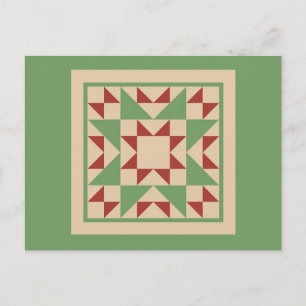 Quilt Postcard - Odd Fellow Block