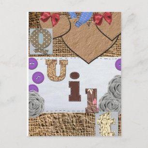 Quilt producten postcard