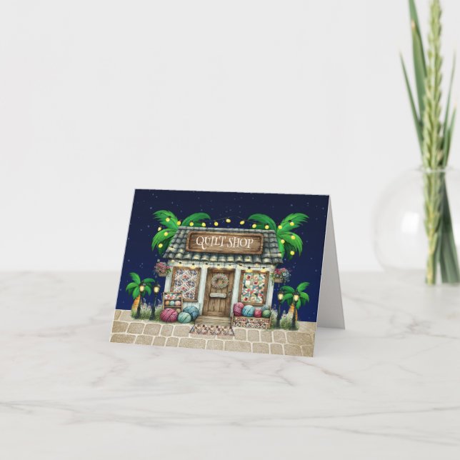 QUILT Shop  Greeting CARD (Front)