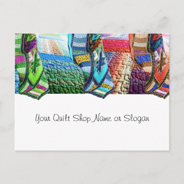 Quilt Shop Promo Postcard (Front)