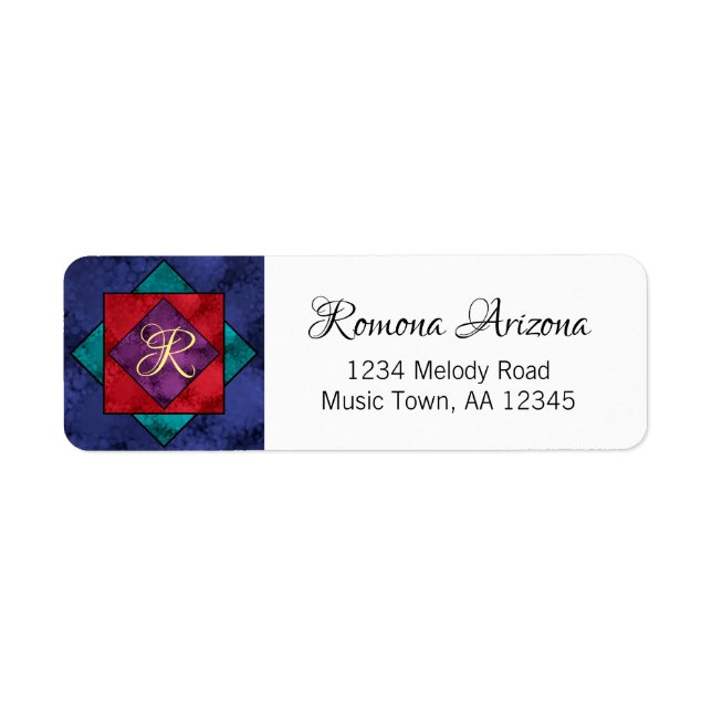 Quilt Square Monogram (Front)