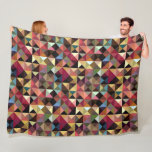 Quilt Square Pattern Fleece Blanket<br><div class="desc">Quilt Square Pattern</div>