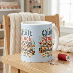Quilt Stack Society Cottagecore Sewing Coffee Mug