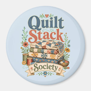 Quilt Stack Society Cottagecore Sewing Magnet