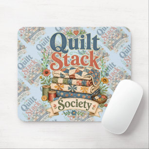Quilt Stack Society Cottagecore Sewing Mouse Pad
