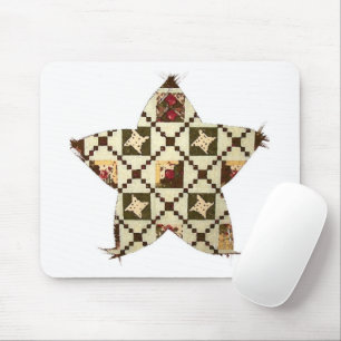Quilt Star Mouse Pad