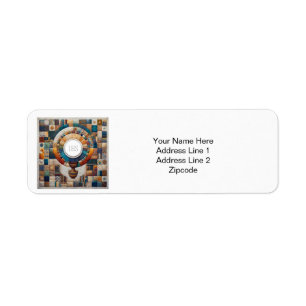 Quilt Style Eucharistic Communion Host and Chalice