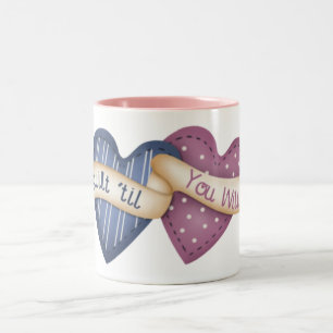 Quilt ´til you Wilt Two-Tone Coffee Mug