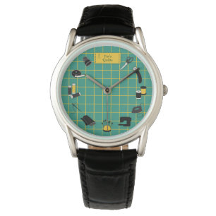 Quilt Time Customize the Label Wristwatch