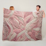 Quilted Abstract Design Fleece Blanket<br><div class="desc">Quilted Abstract Design</div>
