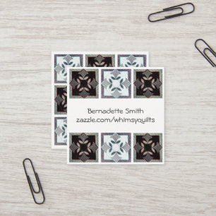 Quilted Business Cards