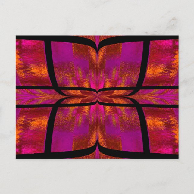 Quilted Butterfly 1 Postcard (Front)