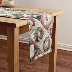 Quilted Christmas Designs Long Table Runner
