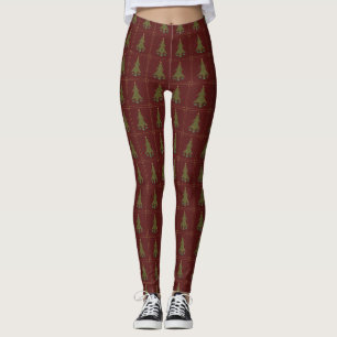 Quilted Christmas Leggings