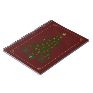 Quilted Christmas Notebook