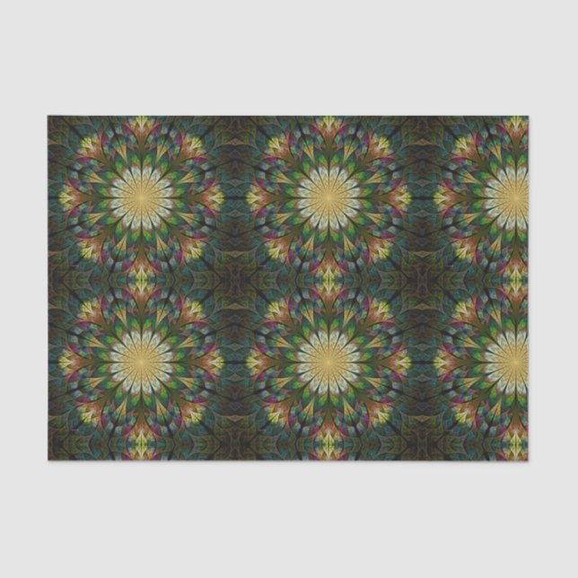 Quilted Flower Tissue Paper (Front)