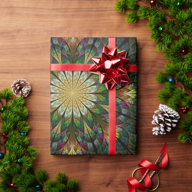 Quilted Flower Wrapping Paper (Holiday Gift)